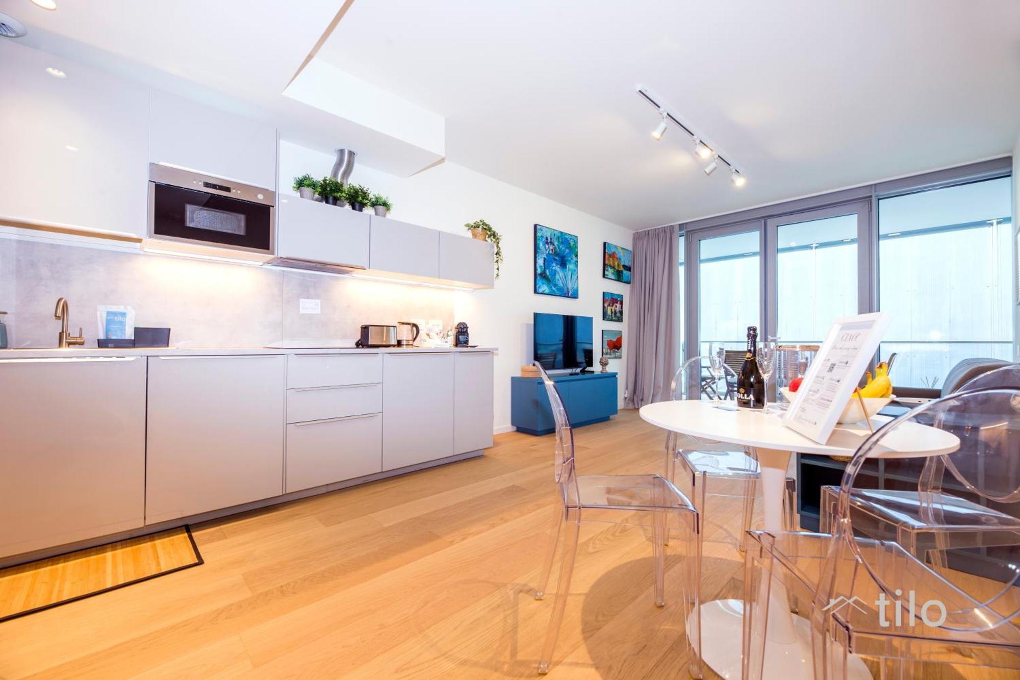 Waterfront Luxury, 1br, Free Parking, Ac, Netflix & Wifi By Tilo Lux * Genoa