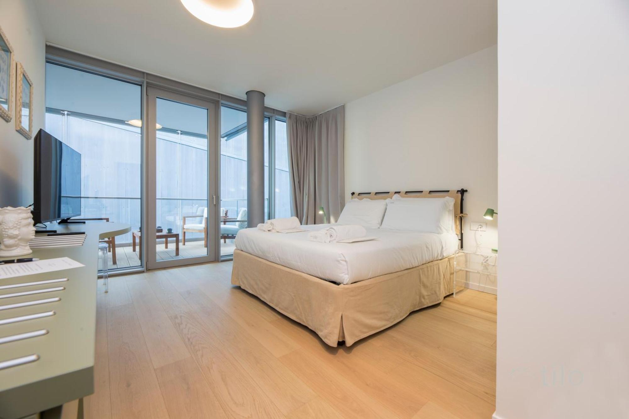 Appartamento Waterfront Luxury, 1br, Free Parking, Ac, Netflix & Wifi By Tilo Lux *